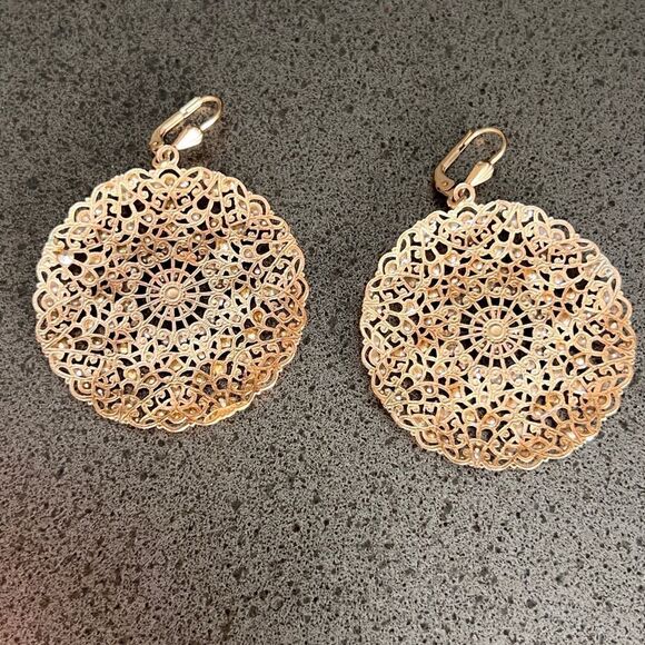 Catherine Popesco Multicolor Filigree Luxury Earrings Accessories - Picture 3 of 3